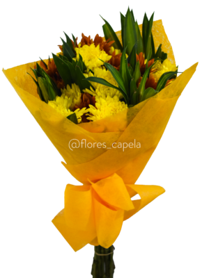 DSC_7593-2LETRA Bouquet con fuji y follaje de canción de la india