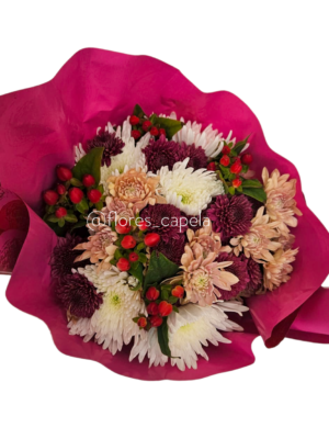 Bouquet variado rosado