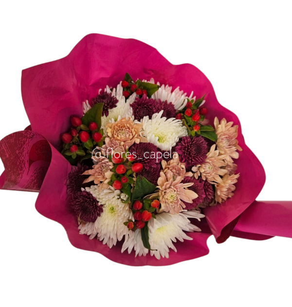 Bouquet variado rosado