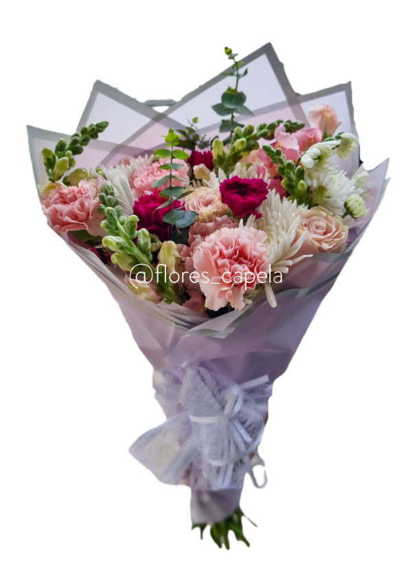 Bouquet de colores pasteles